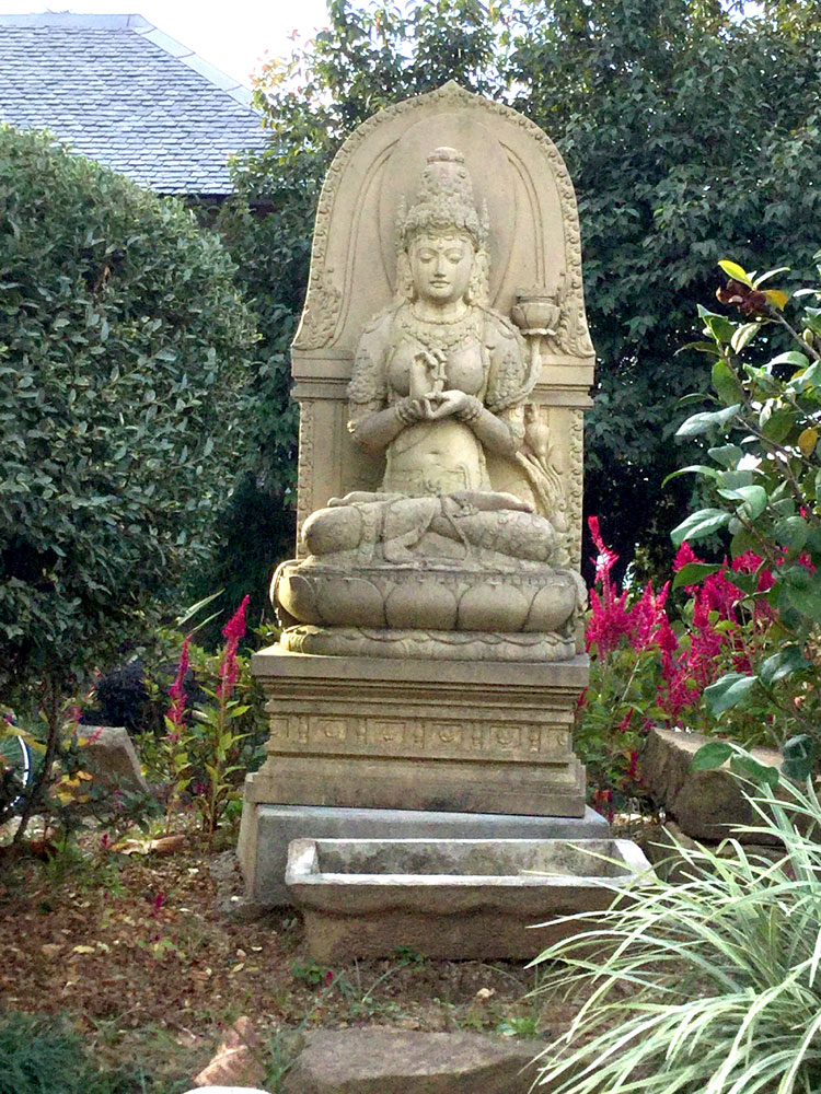 Prajna-Paramita-statue-at-Dongyu-Gyatsal-Ling-Nunnery-India